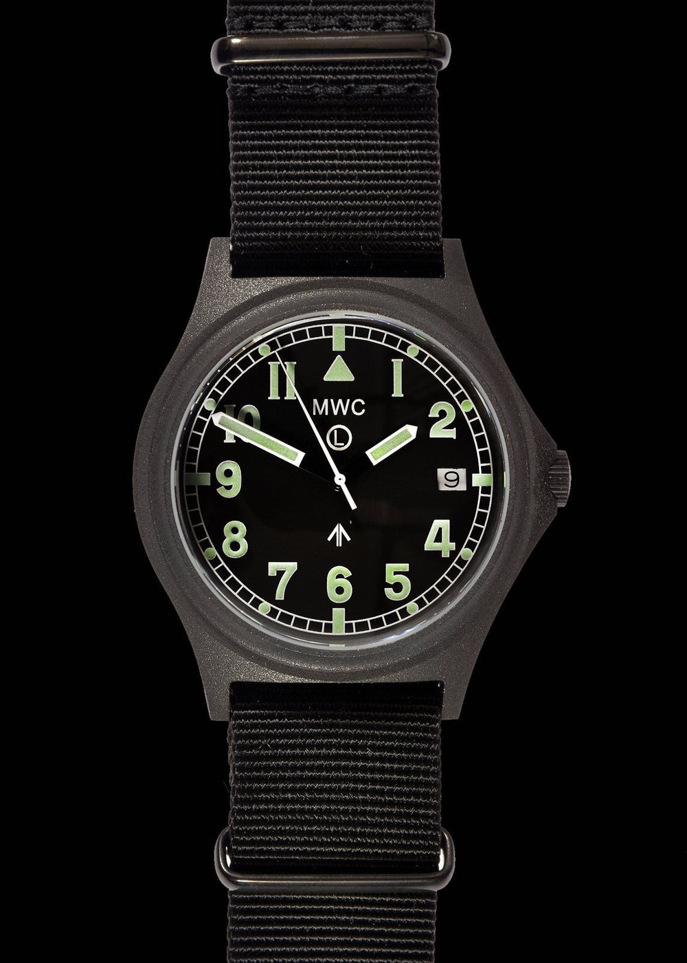 MWC Infantry Watch - G10 300m / 1000ft Water Resistant Military Watch in PVD Steel Case with Sapphire Crystal (Dated)