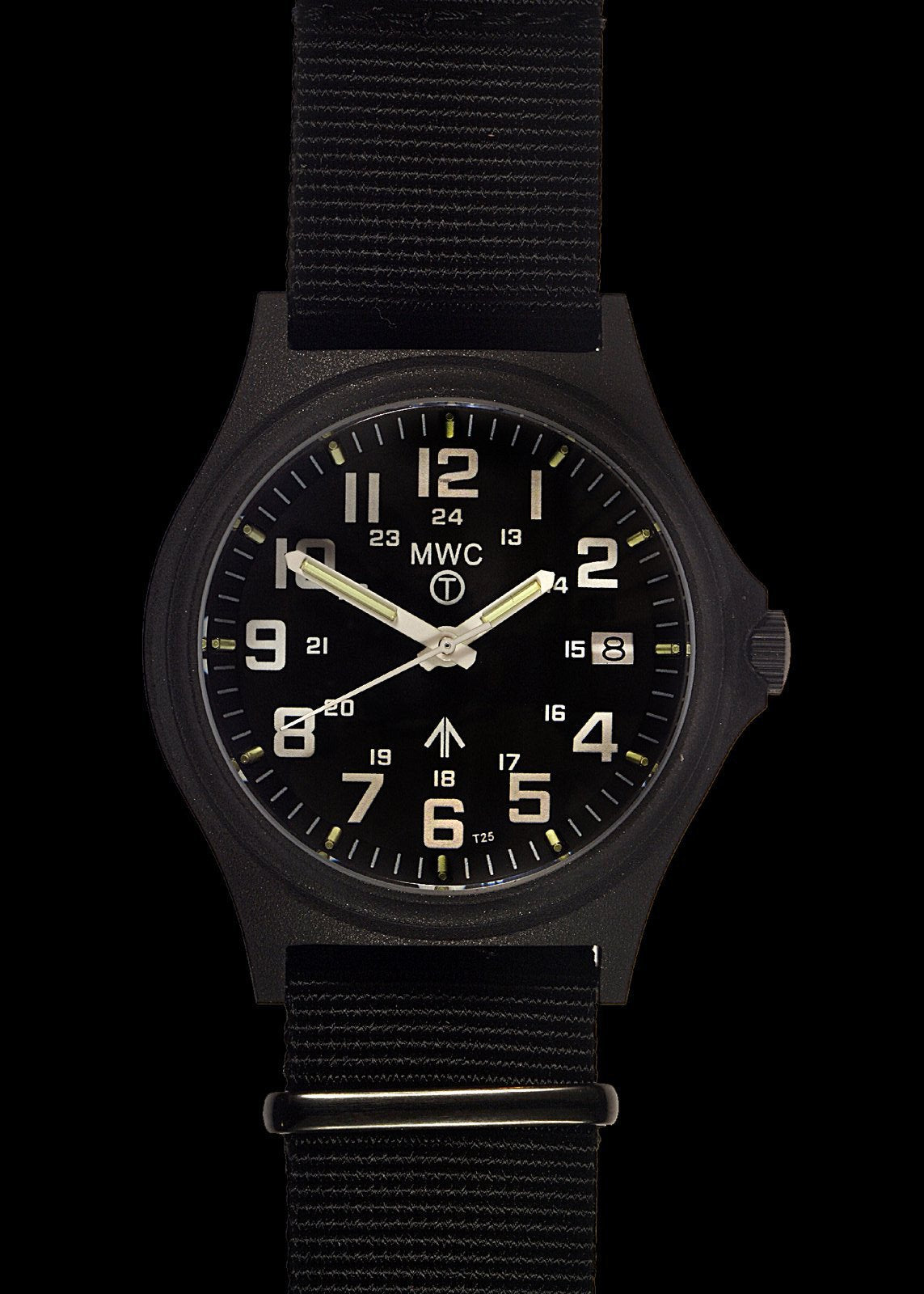 MWC Infantry Watch - G10SL MKVI 300m Water Resistant PVD Military Watch with GTLS Tritium Light Sources and Sapphire Crystal