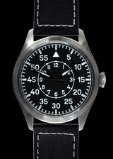MWC Classic Pilots Watch - 46mm Limited Edition XL Luftwaffe Pattern Military Aviators Watch