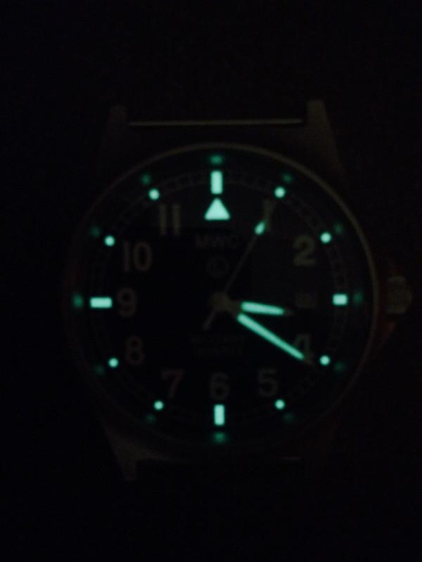 MWC Infantry Watch - G10 LM Non Date Stainless Steel Military Watch (Desert Strap)