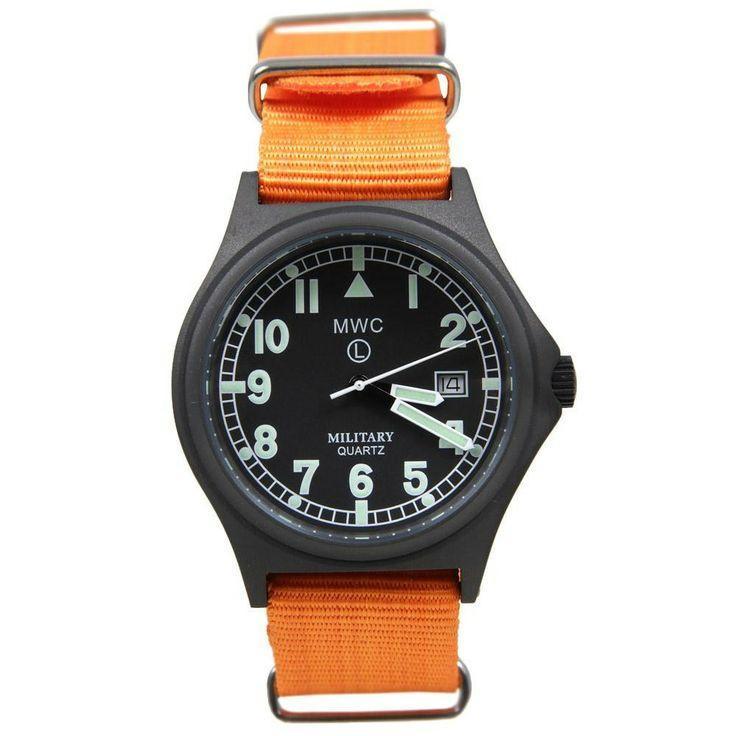 MWC Infantry Watch - G10 50m PVD SAR / Coastguard Watch, Battery Hatch, Solid Strap Bars, 60 Month Battery Life