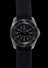 MWC Divers Watch - Heavy Duty Stainless Steel Military Divers Watch, with 12/24 Hour Dial (Automatic)