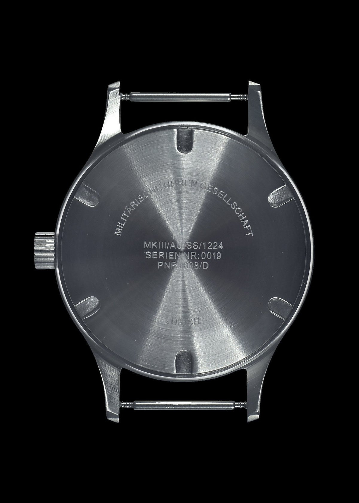 MWC Classic Watch - Mk III Stainless Steel 1950's Pattern 100m Water Resistant Automatic Military Watch, Sapphire Crystal (Unbranded Variant)