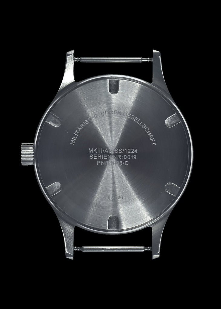 MWC Classic Watch - Mk III Stainless Steel 1950's Pattern 100m Water Resistant, Automatic, Sapphire Crystal (12/24 Hr Variant)