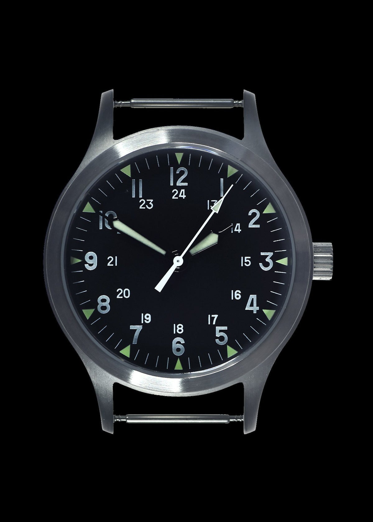 MWC Classic Watch - Mk III Stainless Steel 1950's Pattern 100m Water Resistant, Automatic, Sapphire Crystal (12/24 Hr Variant)