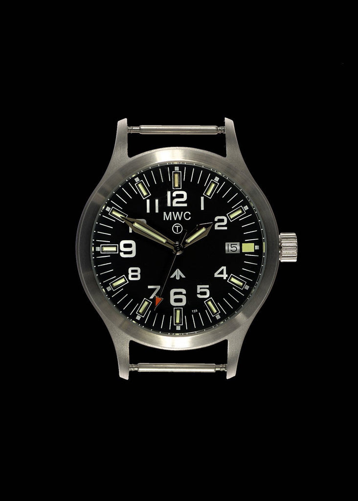 MWC Classic Watch - MKIII Brushed Stainless Steel with Tritium GTLS (Quartz)