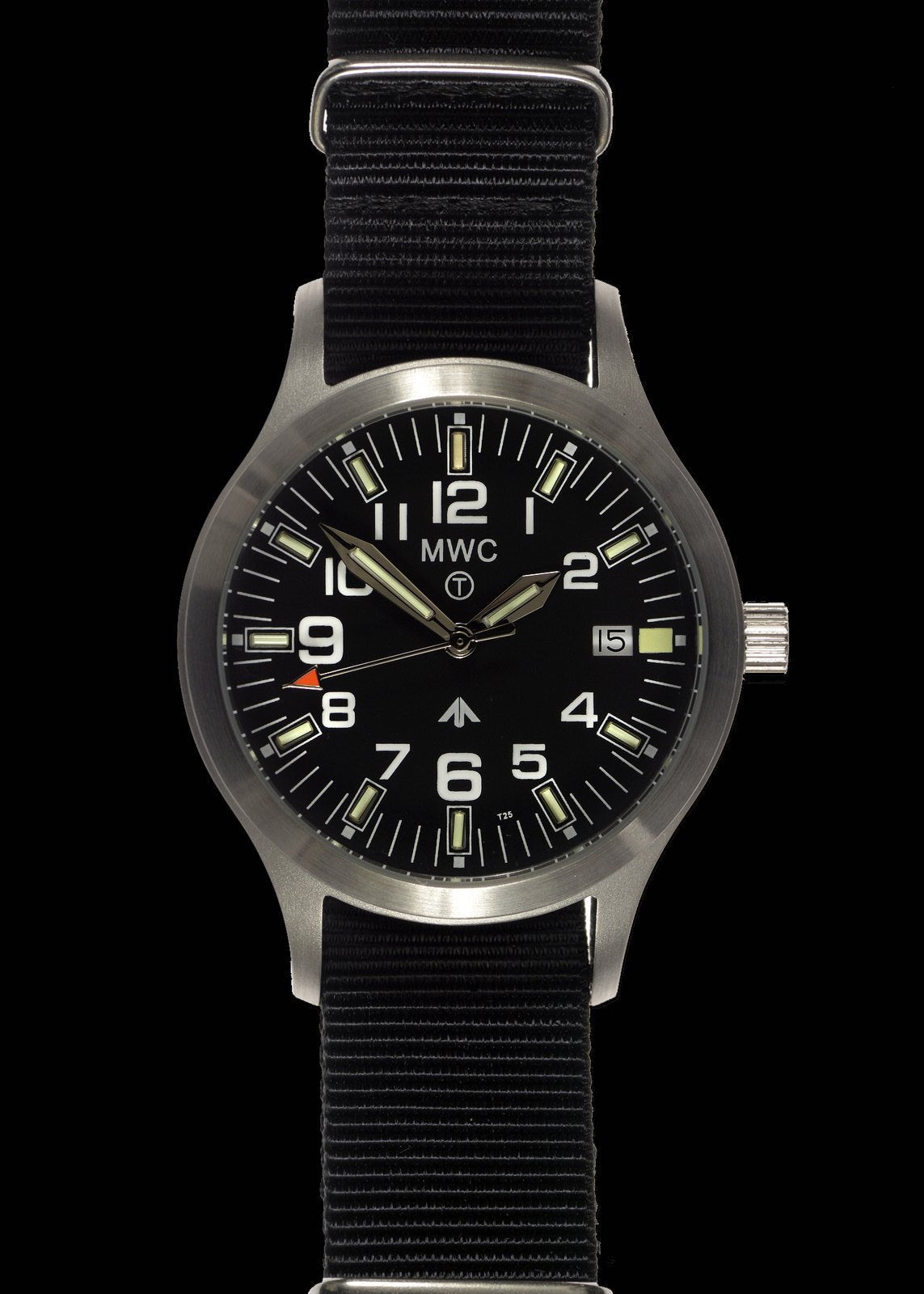 MWC Classic Watch - MKIII Brushed Stainless Steel with Tritium GTLS (Quartz)