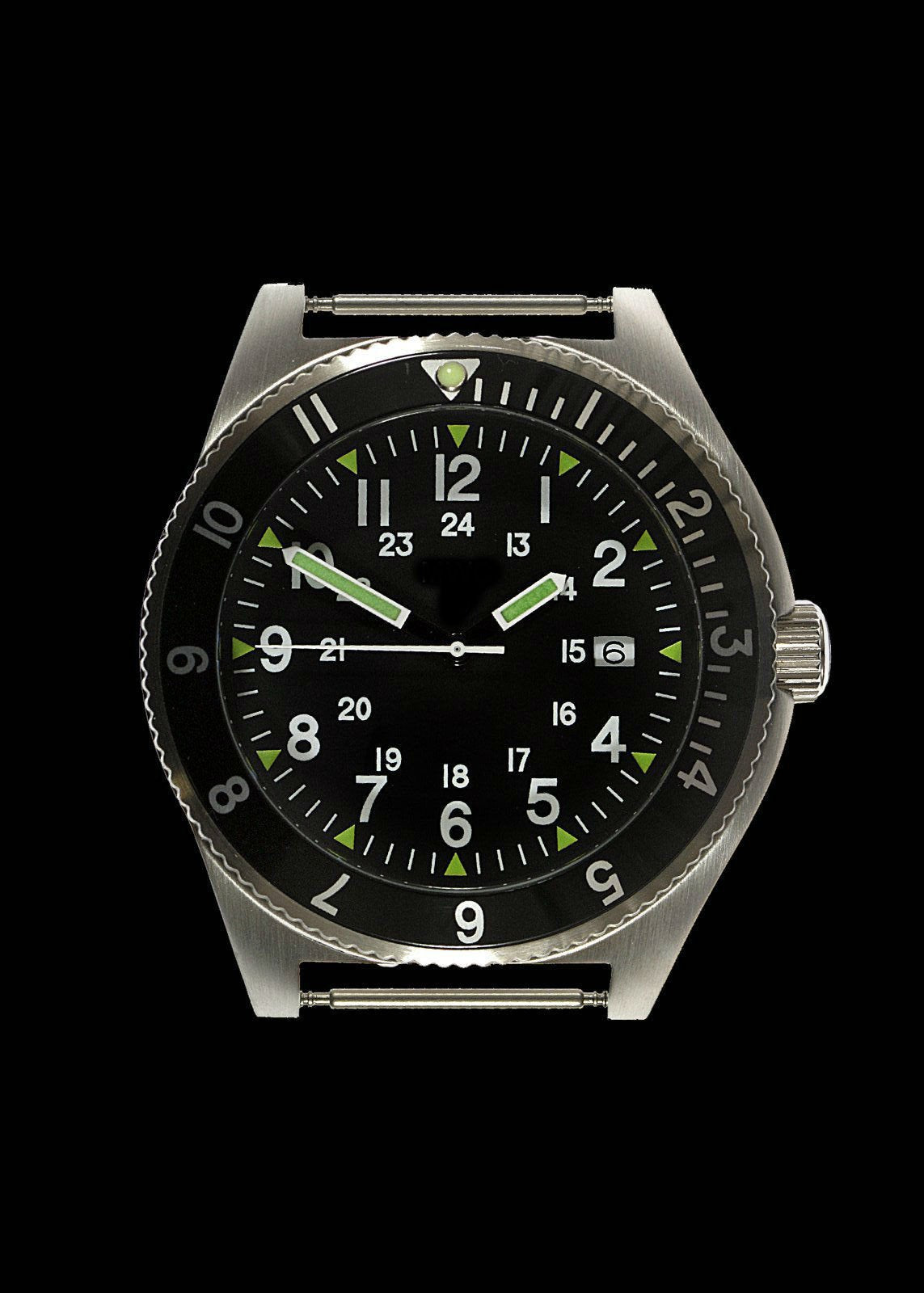 MWC Classic Navigator Watch - 300m Water Resistant Stainless Steel Navigator Watch with Super Luminova (Unbranded)