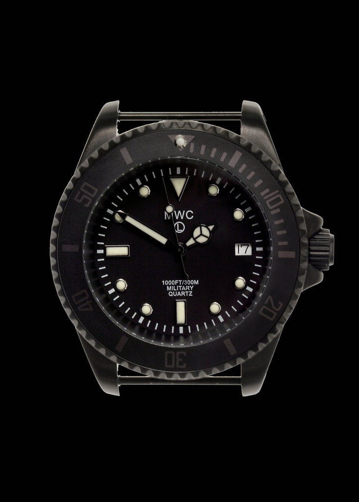 MWC Divers Watch - 300m / 1000ft PVD Steel Military Divers Watch (Quartz)
