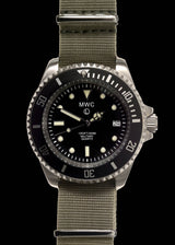 MWC Divers Watch - 300m / 1000ft Stainless Steel Quartz Military Divers Watch (Branded) SUB/SS/B/Q