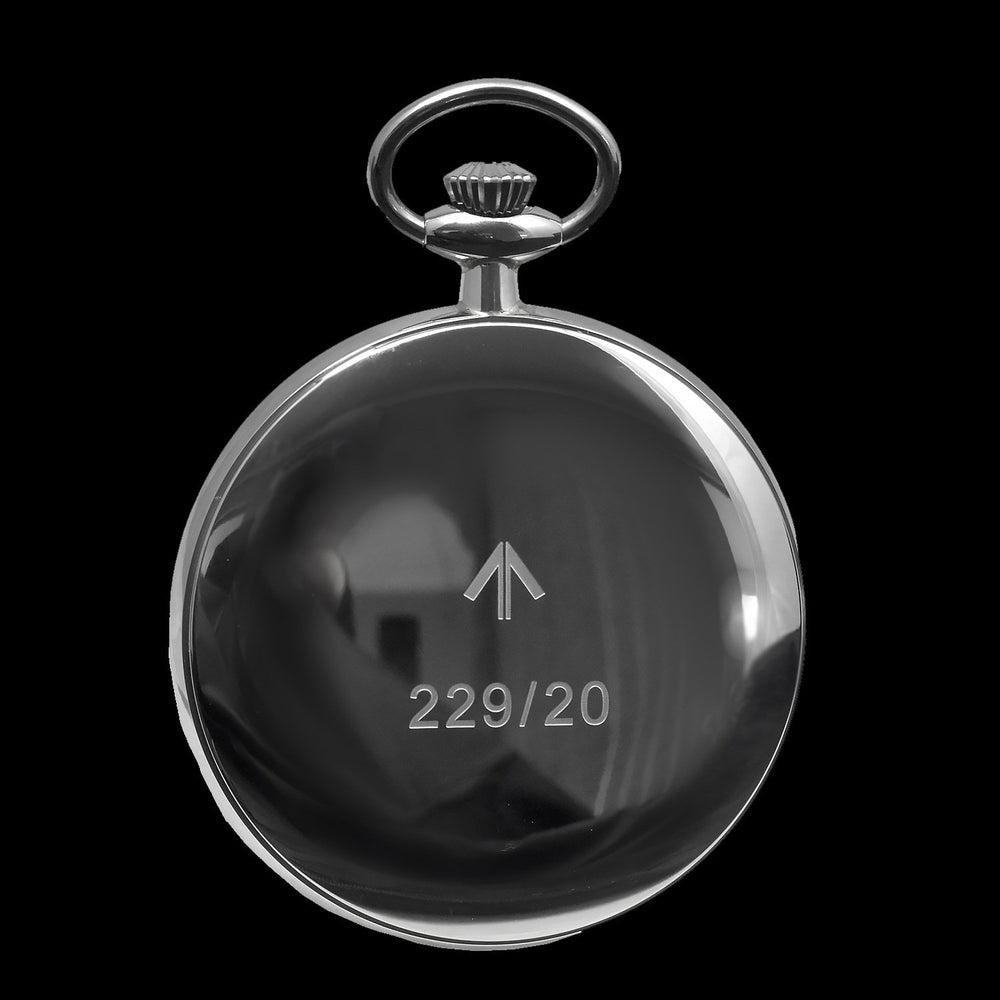 MWC Pocket Watch - General Service Military - Hybrid Movement with Black Dial