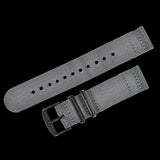 MWC Watch Strap - 20mm - NATO Military Ballistic Nylon with Black PVD Fasteners - 2 Piece