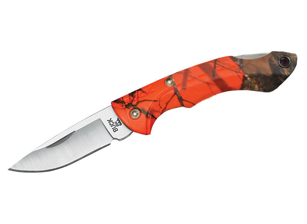 Buck - Nano Bantam Knife - Mossy Oak Blaze Orange Camo