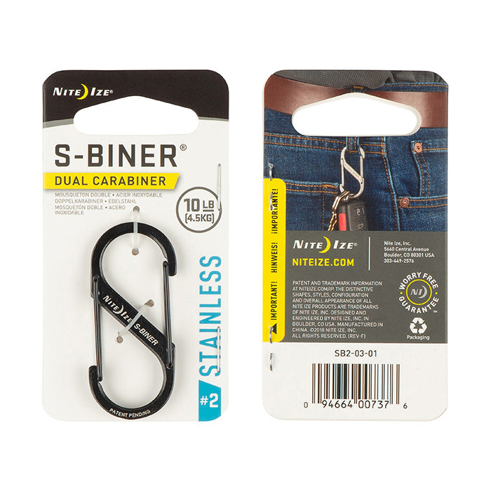 Nite Ize S-Biner Steel Size 2