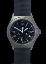 MWC Infantry Watch - Titanium General Service Watch with 300m Water Resistance, 10 Year Battery Life, GTLS, Sapphire Crystal and 12/24 Dial Format