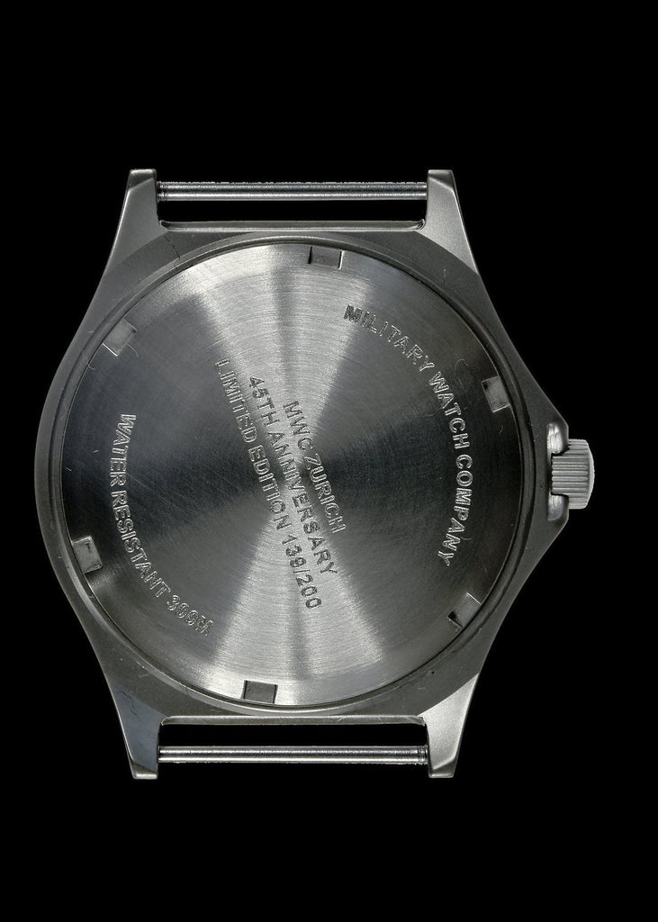 MWC Infantry Watch - 45th Anniversary Ltd Edition Titanium, 300m Water Resistant, 10 Year Battery, Luminova, Sapphire Crystal