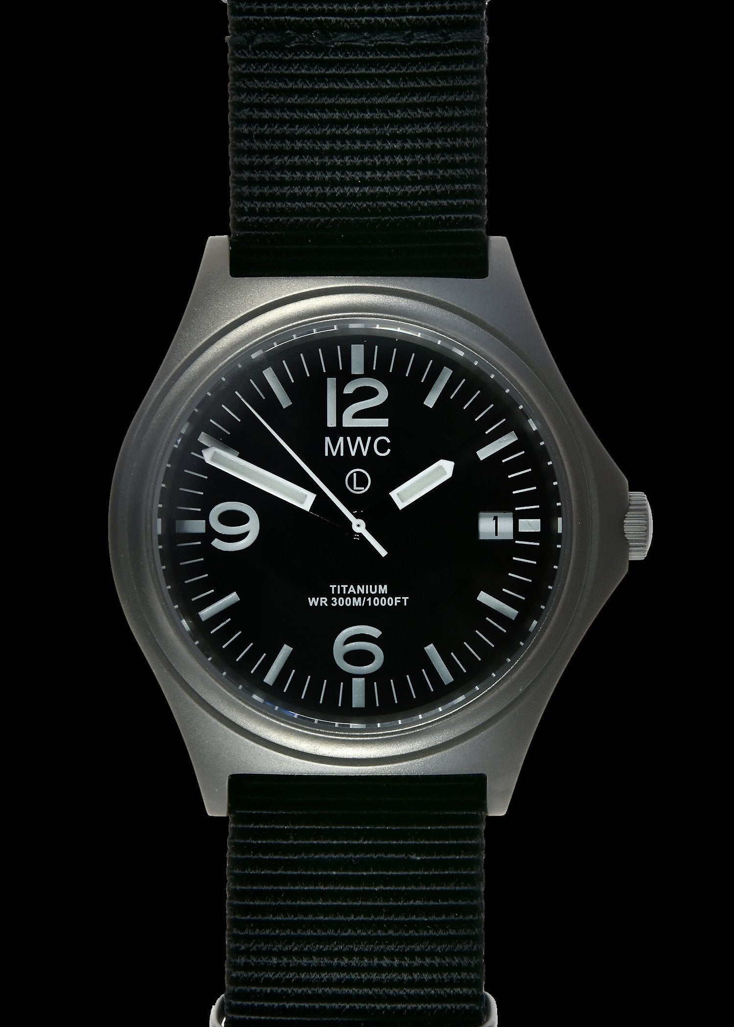 MWC Infantry Watch - 45th Anniversary Ltd Edition Titanium, 300m Water Resistant, 10 Year Battery, Luminova, Sapphire Crystal