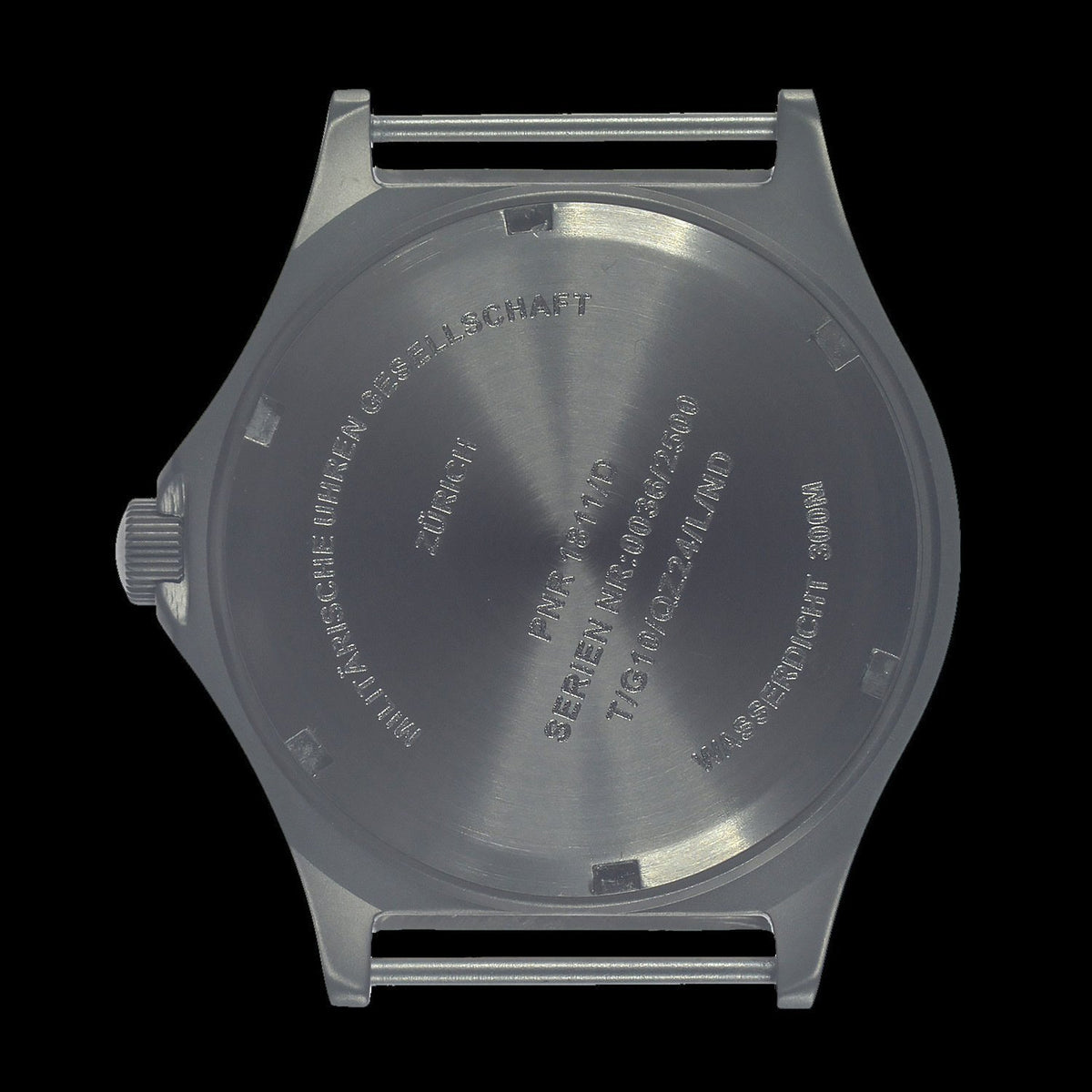 MWC Infantry Watch - Titanium General Service Watch with 300m Water Resistance, 10 Year Battery Life, GTLS, Sapphire Crystal and 12/24 Dial Format