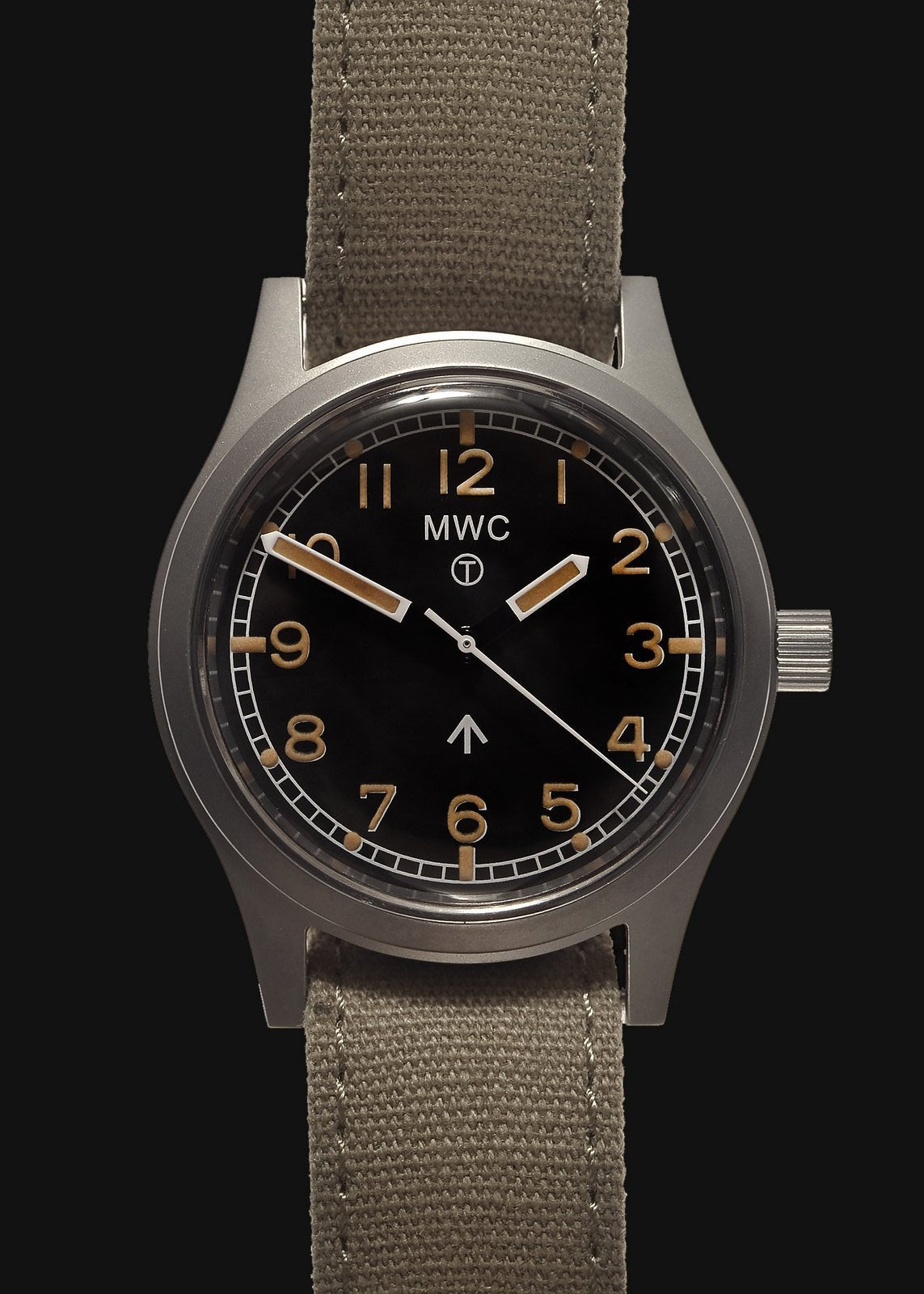 MWC Classic Watch - 1940s to 1960s Pattern General Service Watch with 24 Jewel Automatic Movement (Retro Dial Variant)