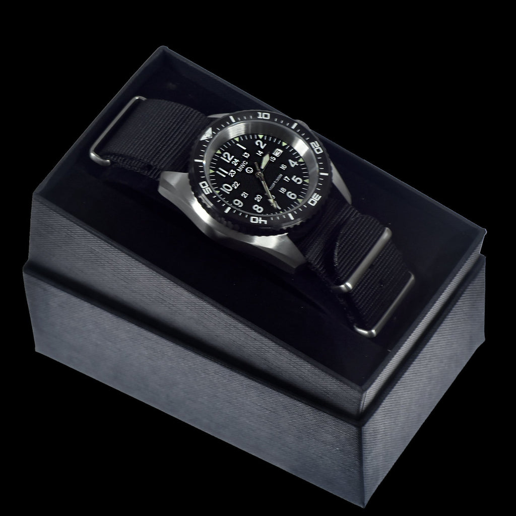 MWC Divers Watch - Stainless Steel (Automatic) 24 Hour Dial, Sapphire Crystal and Ceramic Bezel