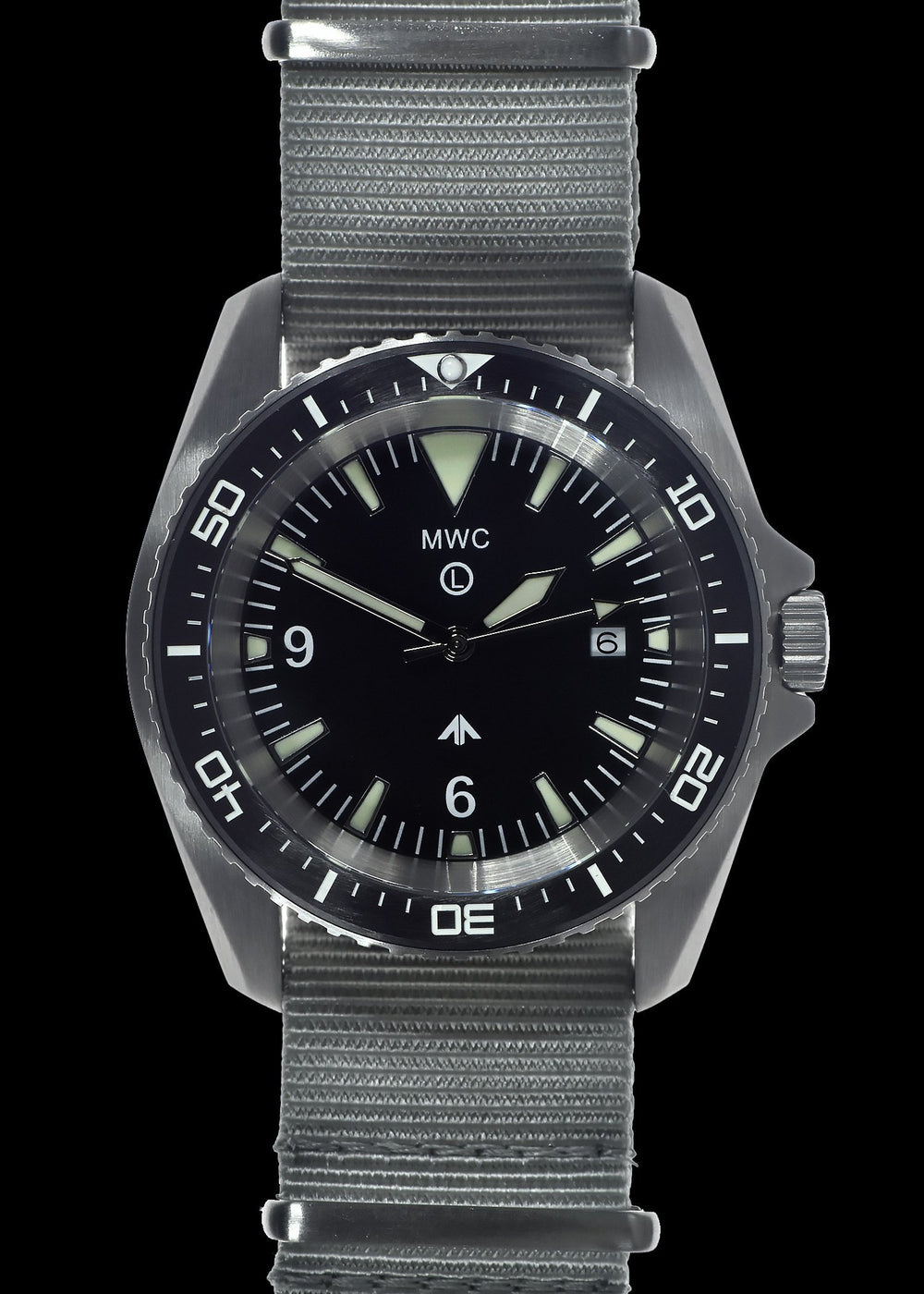 MWC Divers Watch - Military Divers Watch in Stainless Steel Case (Quartz) with Sapphire Crystal and Ceramic Bezel