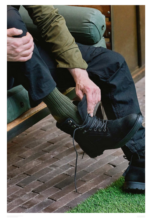 British Army Indestructible Socks - Wool, Cushioned, Rich Green