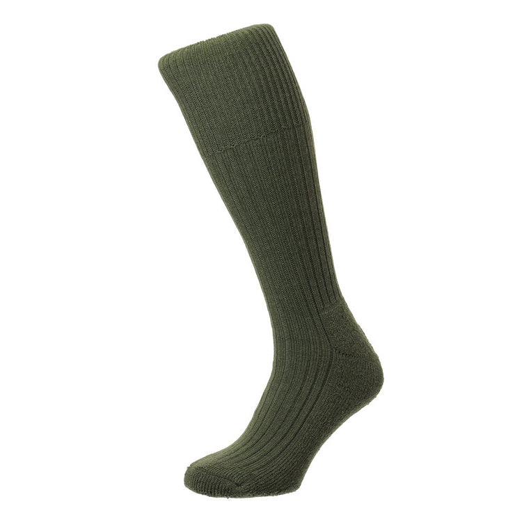 British Army Indestructible Socks - Wool, Cushioned, Rich Green