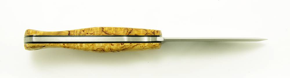 No.10 Swedish Forest Knife, Curly birch, Stainless 13108