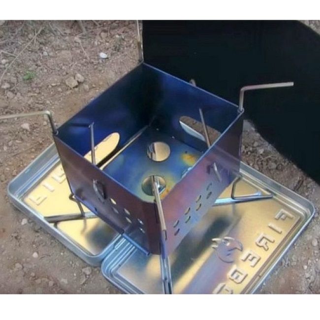 Folding Firebox Nano Stove (Gen 2) (Stainless Steel)