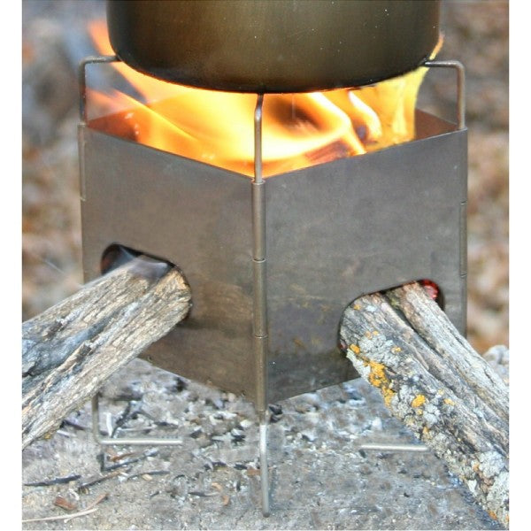 Folding Firebox Nano Stove (Gen 2) (Stainless Steel)
