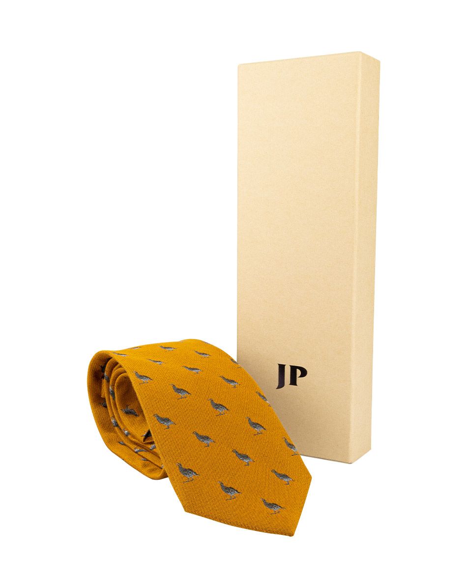 Jack Pyke - Partridge Silk & Wool Tie