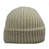 Welsh Beannie - 100% British Wool, Light Grey
