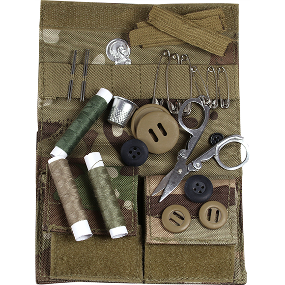 Military Sewing Kit with MTP Case