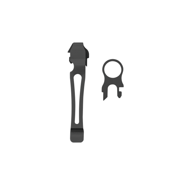 Leatherman Black Oxide Removable Pocket Clip and Quick Release Lanyard Ring