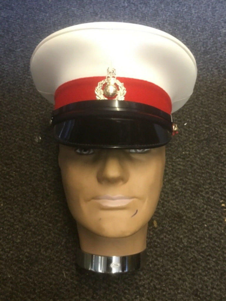 Royal Marine No1 Peaked  Dress Hat (grade 1 used)
