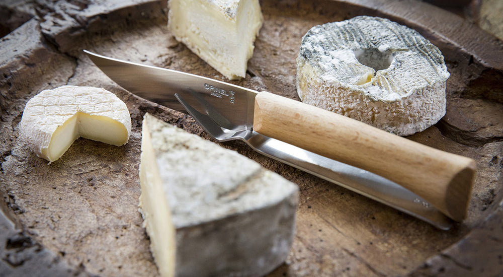 Opinel - Cheese Knife & Fork Set