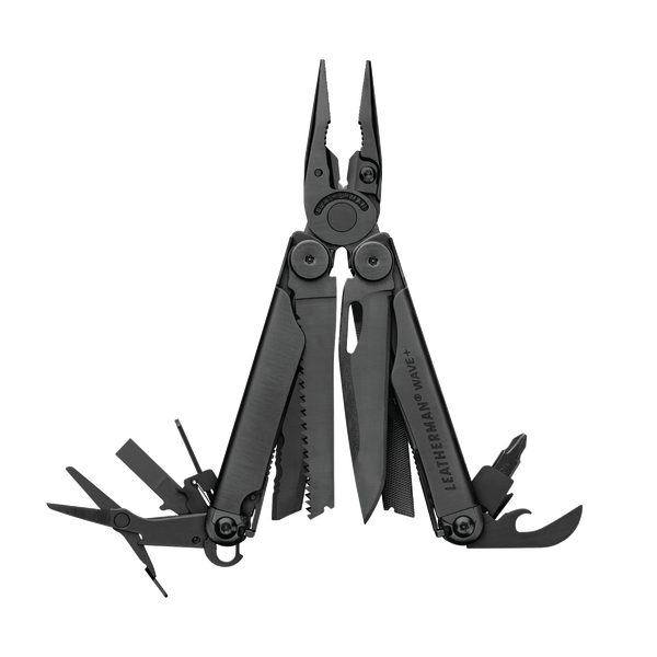 Leatherman Black Oxide Wave + Multi-Tool w/ Nylon Sheath