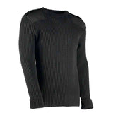York Woolly Pully Crew Neck With Patches and Epaulettes