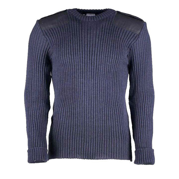 Royal Navy Issue Jumper New - 100% British Wool, With Patches, Without Epaulettes