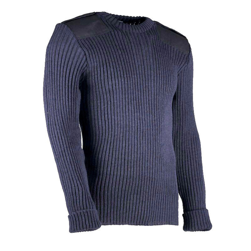 Royal Navy Issue Jumper New - 100% British Wool, Patches & Epaulettes